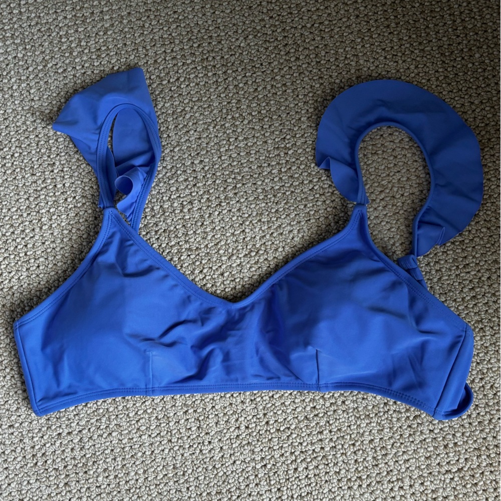 No Boundaries Vibrant Blue Swim Top NWOT | Size L
